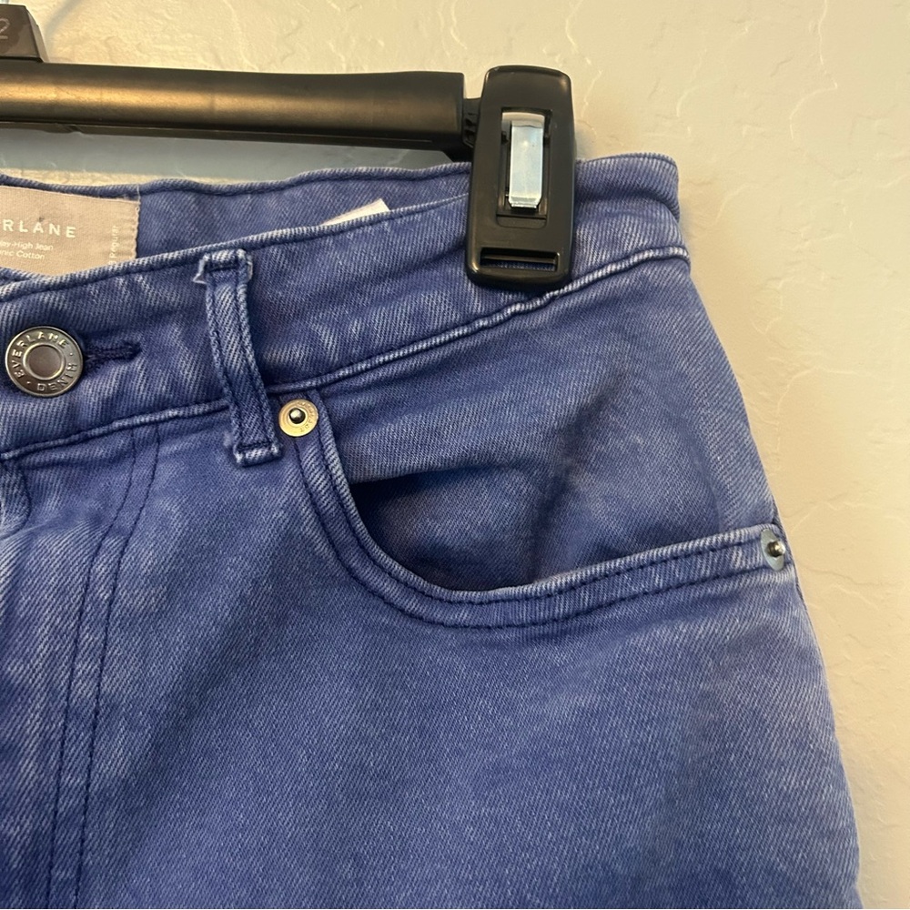 Everlane the way-high jean organic cotton in blue color size 28 regular - Picture 4 of 16